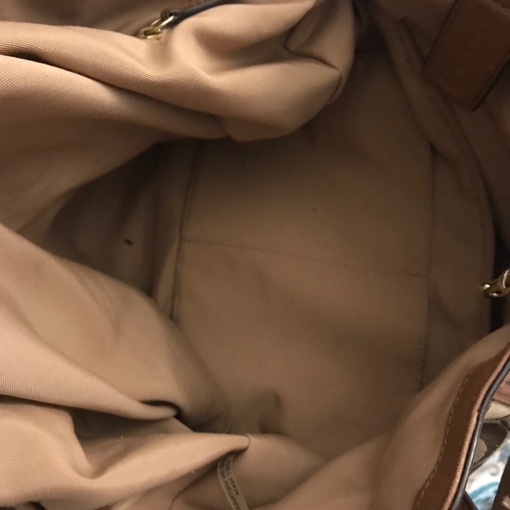 Coach Snake Raspberry Center Purse - Picture 2 of 4